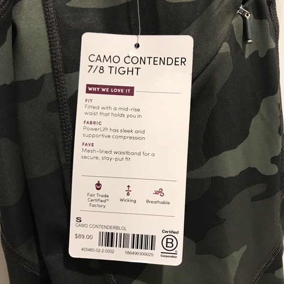 athleta camo contender
